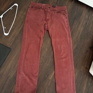 AG Adriano Goldschmied Red/salmon Chinos